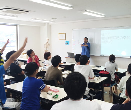 学生たちが活き活きしている